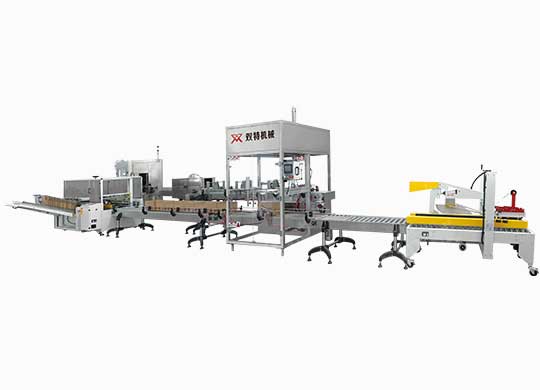 ST-ZX-500型全自動(dòng)開箱、裝箱、封箱機(jī)組